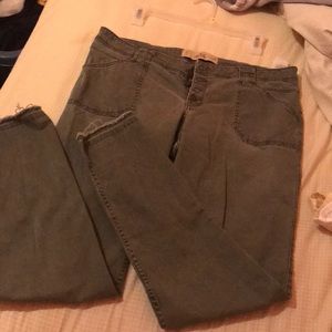 Army green Hollister jeans